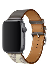 Apple Watch Compatible Duo Loop Band Marine Gray 
