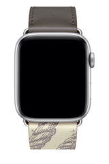 Apple Watch Compatible Duo Loop Band Marine Gray 