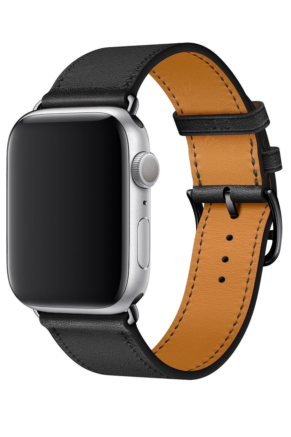 Apple Watch Uyumlu Duo Loop Kordon Siyah  bikordon