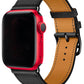 Apple Watch Uyumlu Duo Loop Kordon Siyah  bikordon