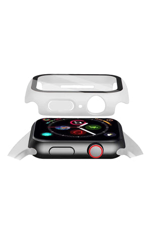 Apple Watch Compatible Screen Protector White Color Case 