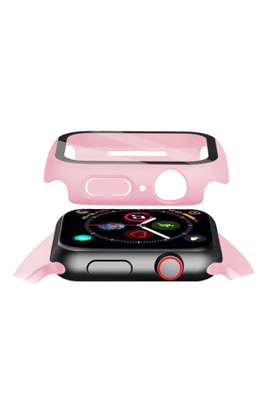 Apple Watch Compatible Screen Protector Bubblegum Pink Color Case