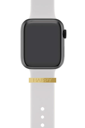 Apple Watch Uyumlu Kordon Süsü Charm Happy  bikordon