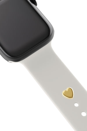 Apple Watch Uyumlu Kordon Süsü Charm Heart  bikordon