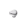 Apple Watch Compatible Charm Heart  - Silver