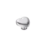 Apple Watch Uyumlu Kordon Süsü Charm Heart - Gümüş