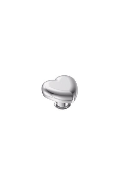 Apple Watch Uyumlu Kordon Süsü Charm Heart Gümüş bikordon
