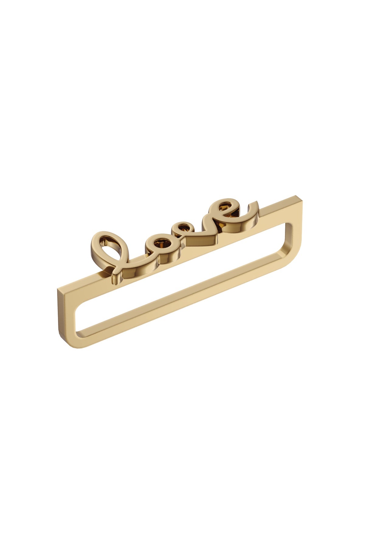 Apple Watch Uyumlu Kordon Süsü Charm Love Gold bikordon
