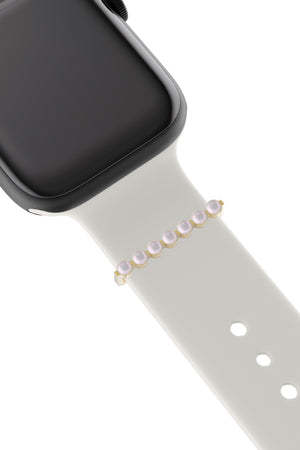 Apple Watch Uyumlu Kordon Süsü Charm Pearl Drop  bikordon