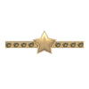 Apple Watch Uyumlu Kordon Süsü Charm Zircon Star - Gold