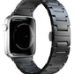 Apple Watch Uyumlu Mat Seramik Loop Kordon Siyah  bikordon