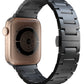 Apple Watch Uyumlu Mat Seramik Loop Kordon Siyah  bikordon