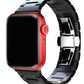 Apple Watch Uyumlu Mat Seramik Loop Kordon Siyah  bikordon