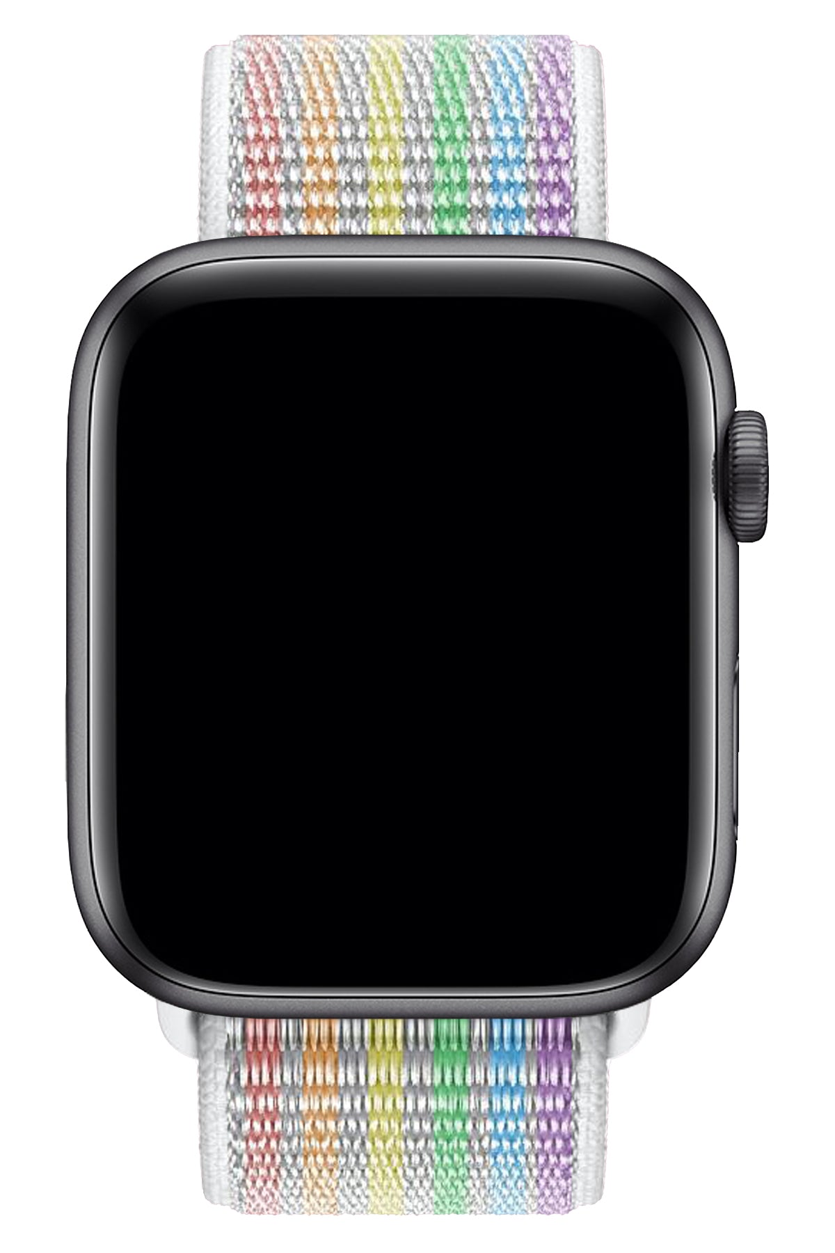 Apple Watch Uyumlu Spor Loop Kordon Beyaz Gökkuşağı  bikordon