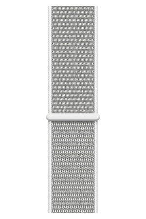 Apple Watch Uyumlu Spor Loop Kordon Beyaz Gri  bikordon