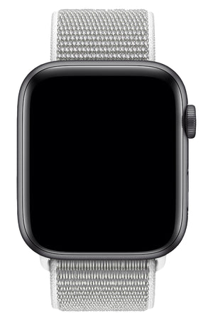 Apple Watch Uyumlu Spor Loop Kordon Beyaz Gri  bikordon