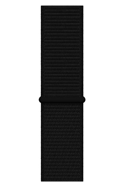 Apple Watch Uyumlu Spor Loop Kordon Dark Black  bikordon