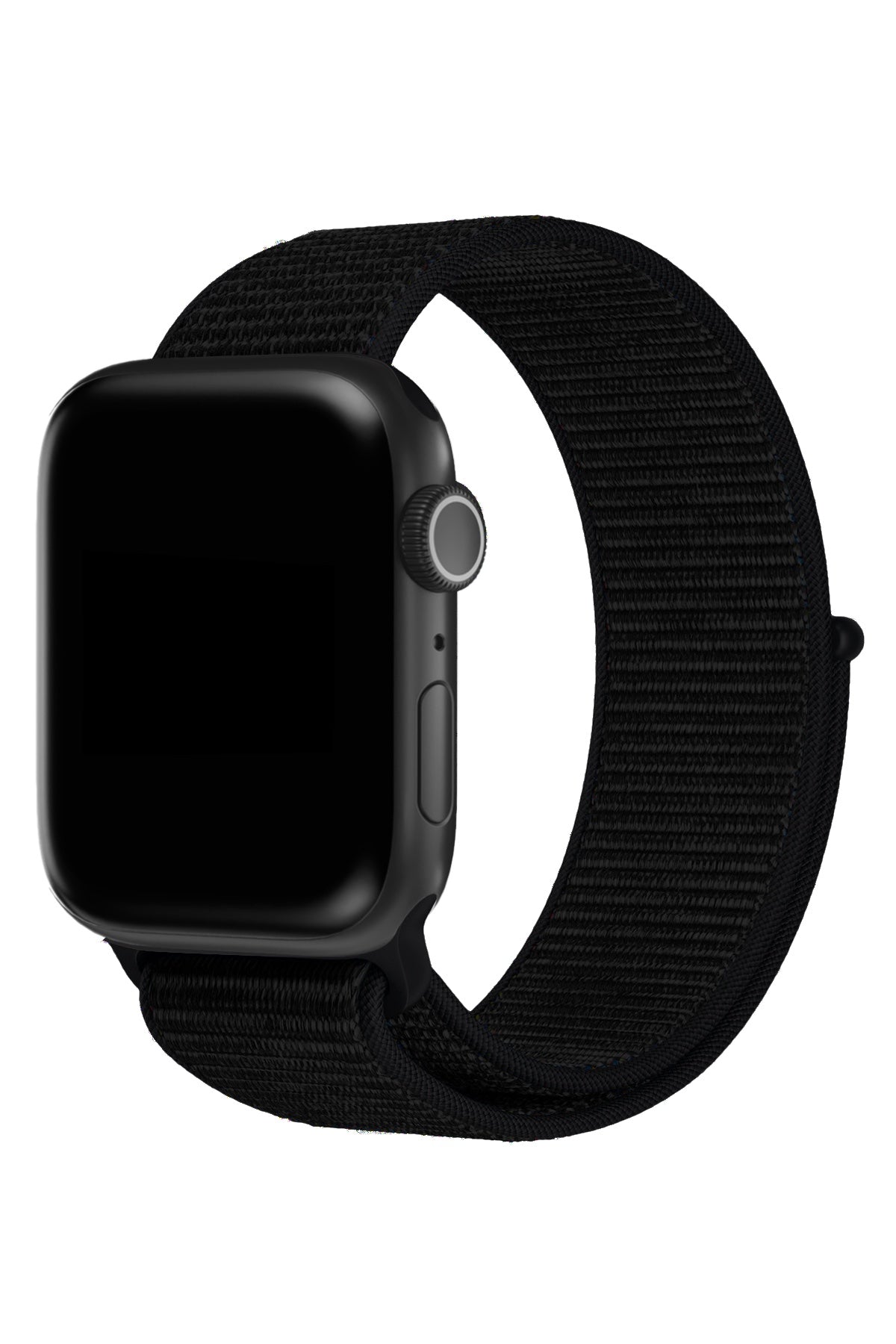 Apple Watch Uyumlu Spor Loop Kordon Dark Black  bikordon