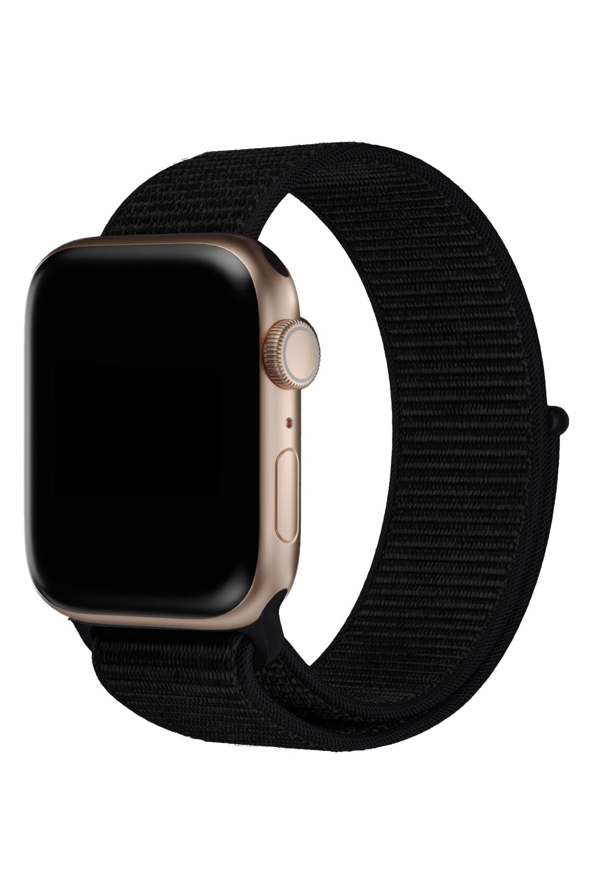 Apple Watch Uyumlu Spor Loop Kordon Dark Black  bikordon