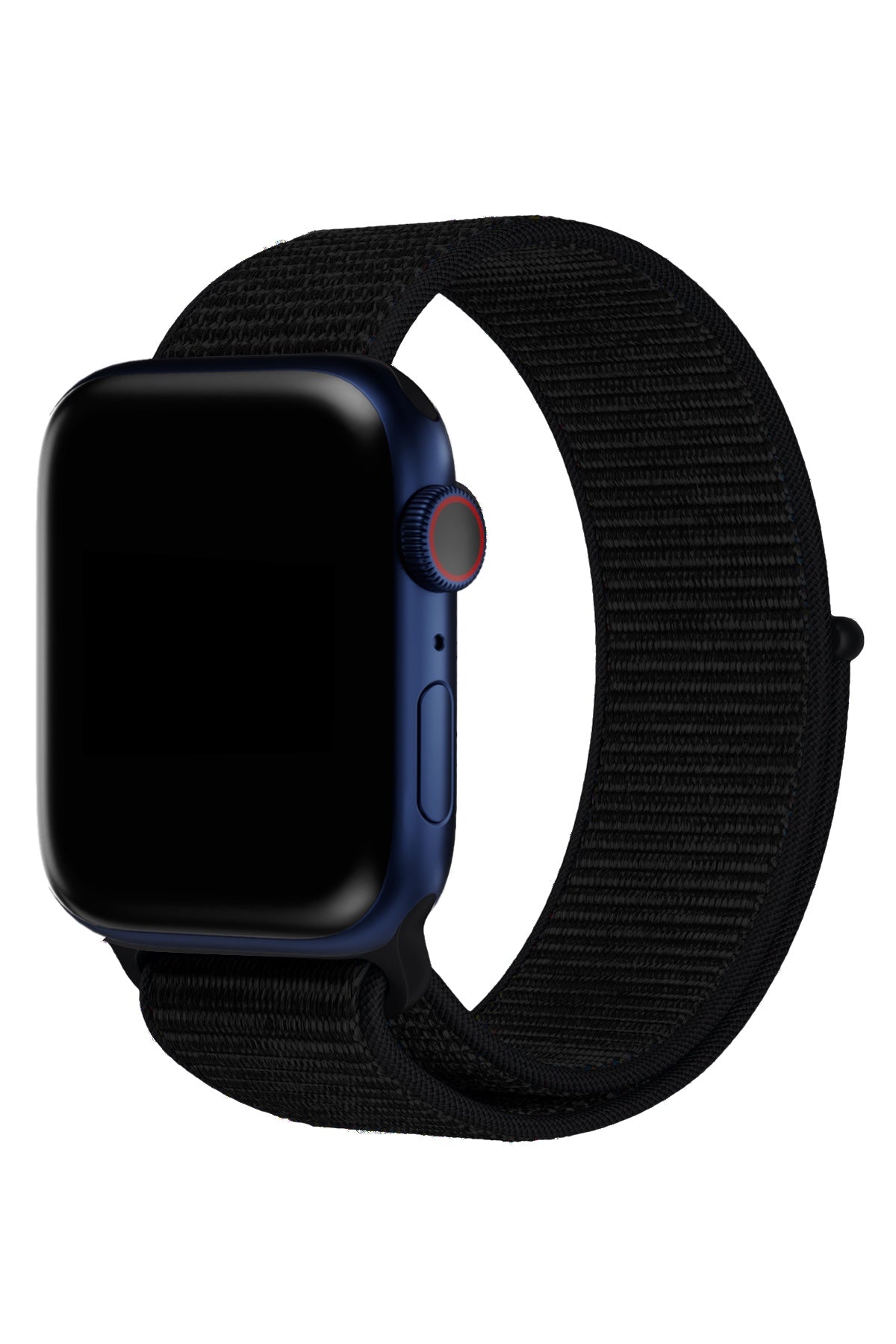 Apple Watch Uyumlu Spor Loop Kordon Dark Black  bikordon