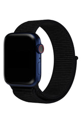 Apple Watch Uyumlu Spor Loop Kordon Dark Black
