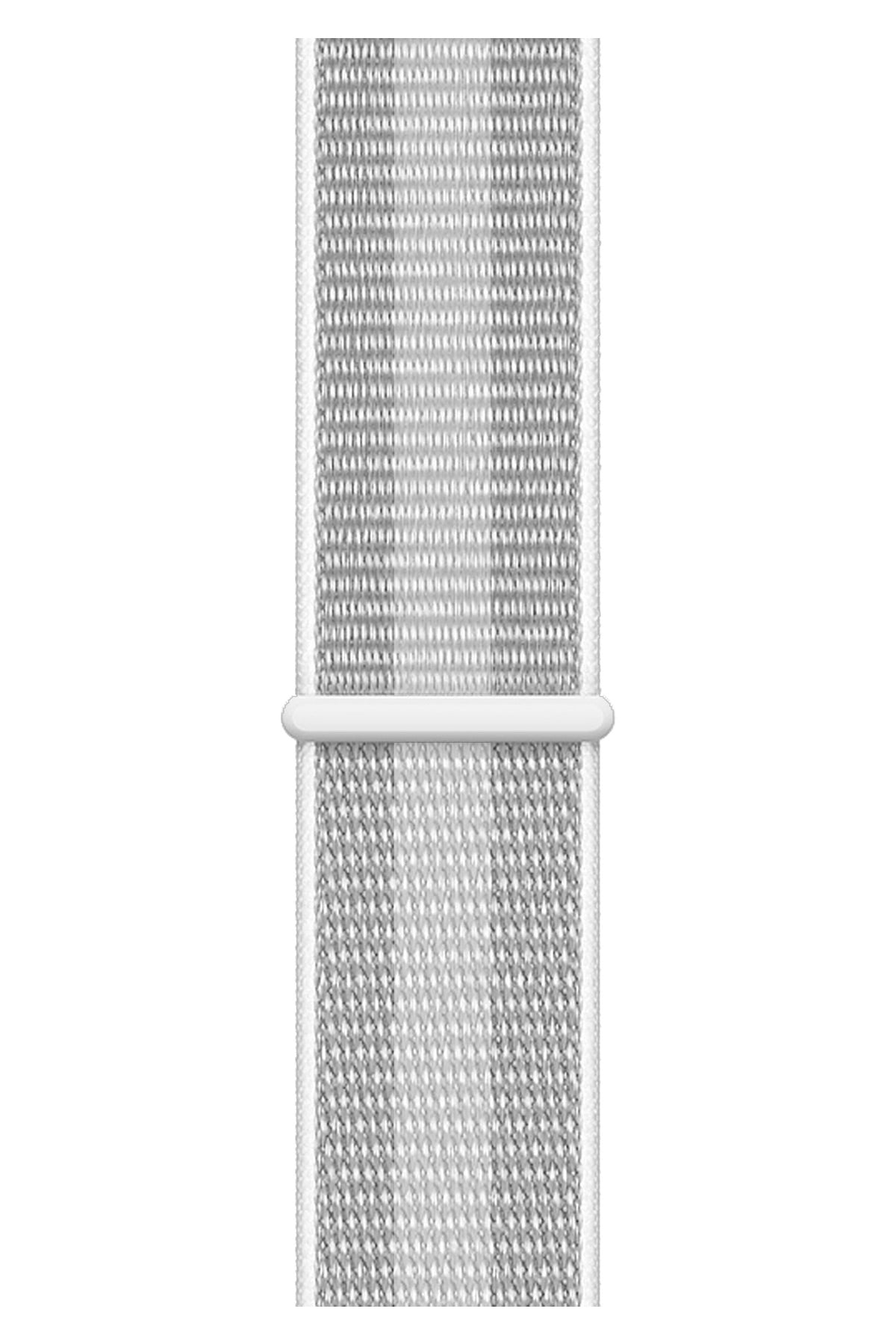 Apple Watch Compatible Sport Loop Band Note White 