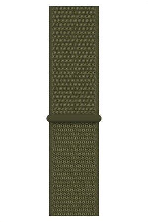 Apple Watch Uyumlu Spor Loop Kordon Haki  bikordon