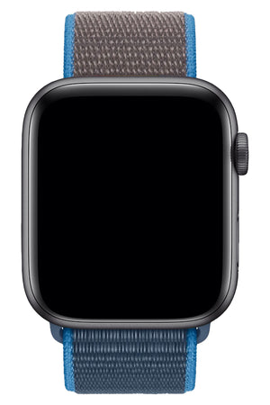 Apple Watch Uyumlu Spor Loop Kordon Kaya Mavi  bikordon