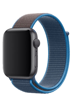 Apple Watch Uyumlu Spor Loop Kordon Kaya Mavi  bikordon