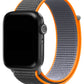 Apple Watch Uyumlu Spor Loop Kordon Kaya Turuncu  bikordon