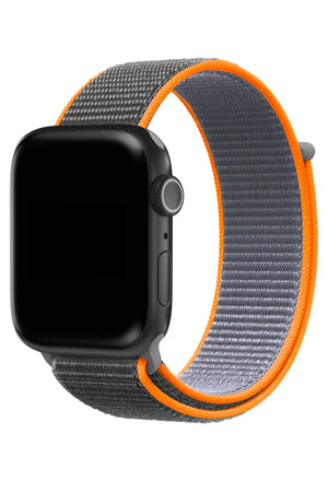 Apple Watch Uyumlu Spor Loop Kordon Kaya Turuncu  bikordon