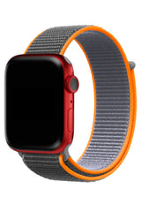 Apple Watch Uyumlu Spor Loop Kordon Kaya Turuncu