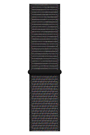 Apple Watch Uyumlu Spor Loop Kordon Kırçıllı Siyah  bikordon