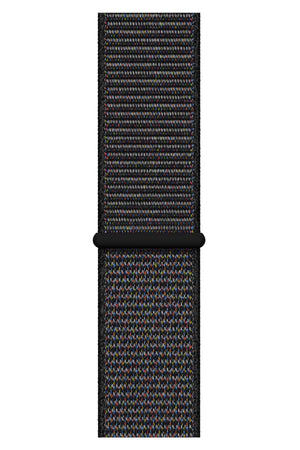 Apple Watch Compatible Sport Loop Band Marbled Black 