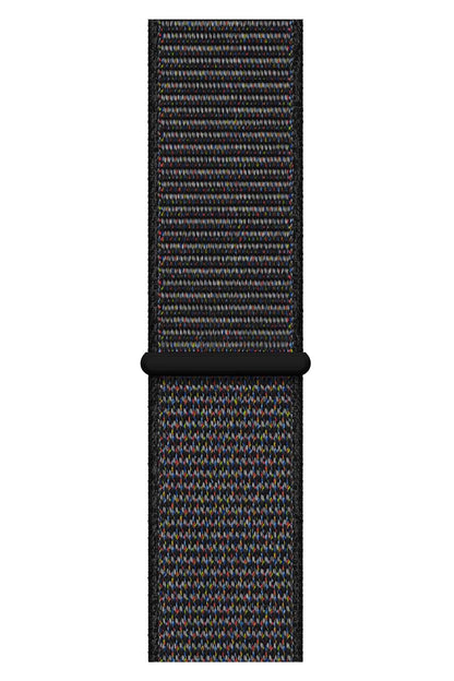 Apple Watch Uyumlu Spor Loop Kordon Kırçıllı Siyah  bikordon