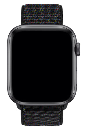 Apple Watch Uyumlu Spor Loop Kordon Kırçıllı Siyah