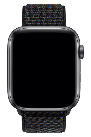 Apple Watch Uyumlu Spor Loop Kordon Kırçıllı Siyah  bikordon