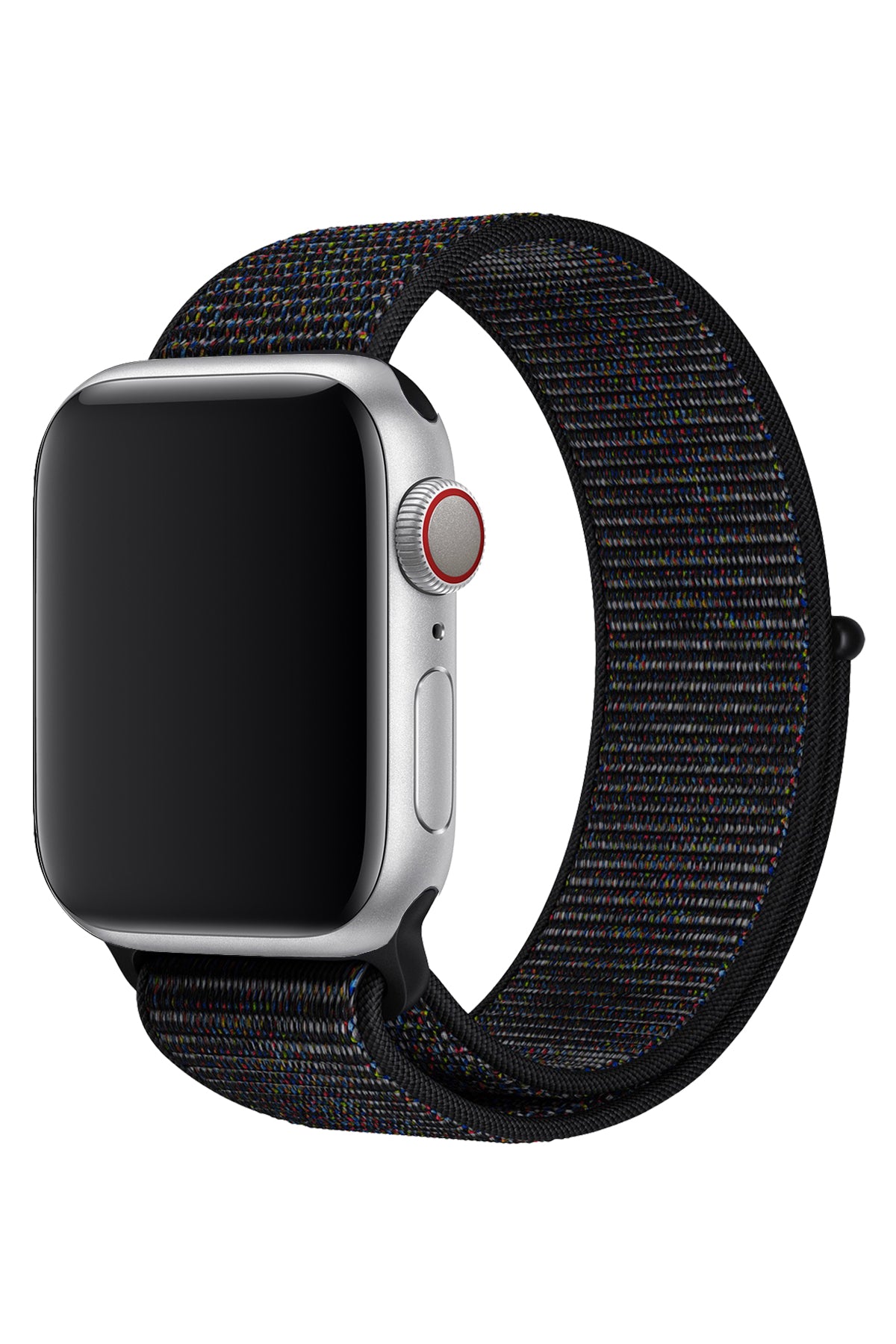 Apple Watch Uyumlu Spor Loop Kordon Kırçıllı Siyah  bikordon
