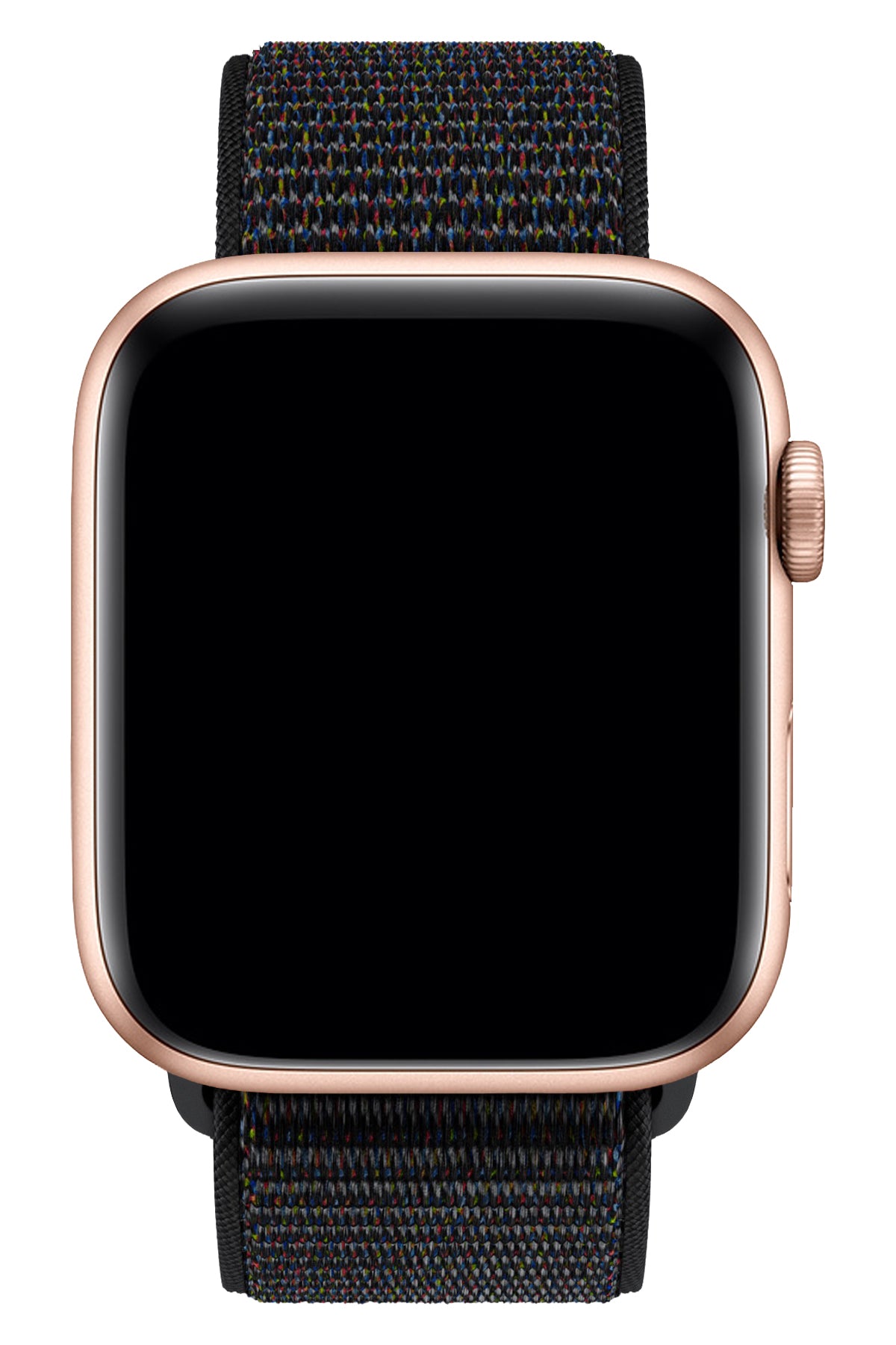 Apple Watch Uyumlu Spor Loop Kordon Kırçıllı Siyah  bikordon