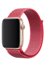 Apple Watch Compatible Sport Loop Band Raspberry 