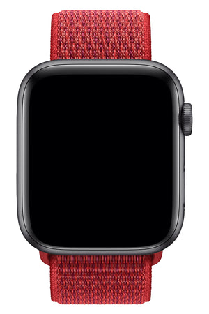 Apple Watch Uyumlu Spor Loop Kordon Kırmızı  bikordon
