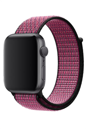 Apple Watch Uyumlu Spor Loop Kordon Koyu Mor  bikordon