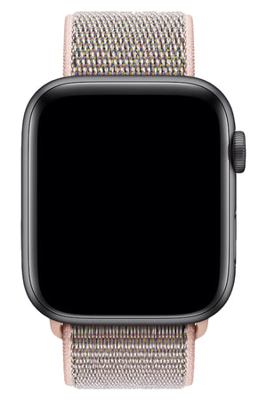 Apple Watch Uyumlu Spor Loop Kordon Kum Pembe  bikordon