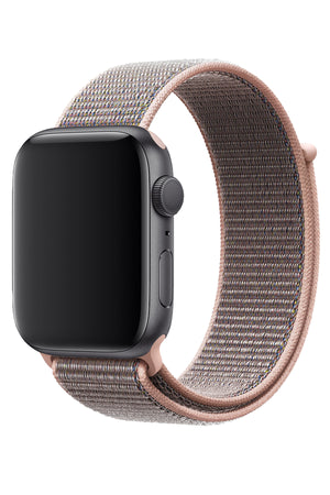 Apple Watch Uyumlu Spor Loop Kordon Kum Pembe  bikordon
