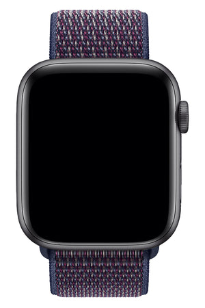Apple Watch Compatible Sport Loop Band Navy Blue 