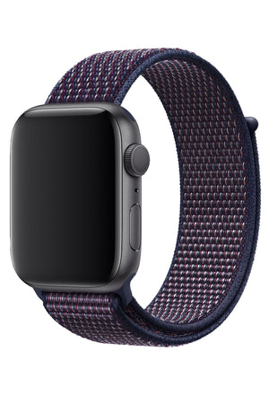 Apple Watch Uyumlu Spor Loop Kordon Lacivert  bikordon