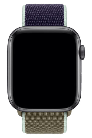 Apple Watch Compatible Sport Loop Band Herbal Khaki 