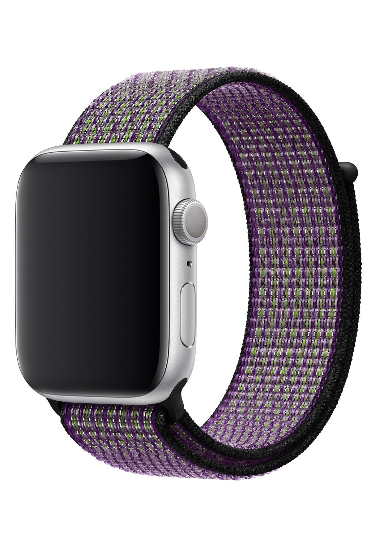 Apple Watch Uyumlu Spor Loop Kordon Mor Yeşil  bikordon