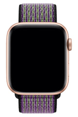 Apple Watch Uyumlu Spor Loop Kordon Mor Yeşil