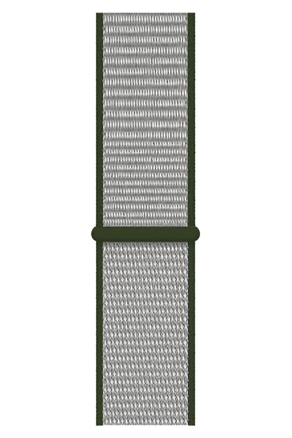 Apple Watch Compatible Sport Loop Band Gray Khaki 